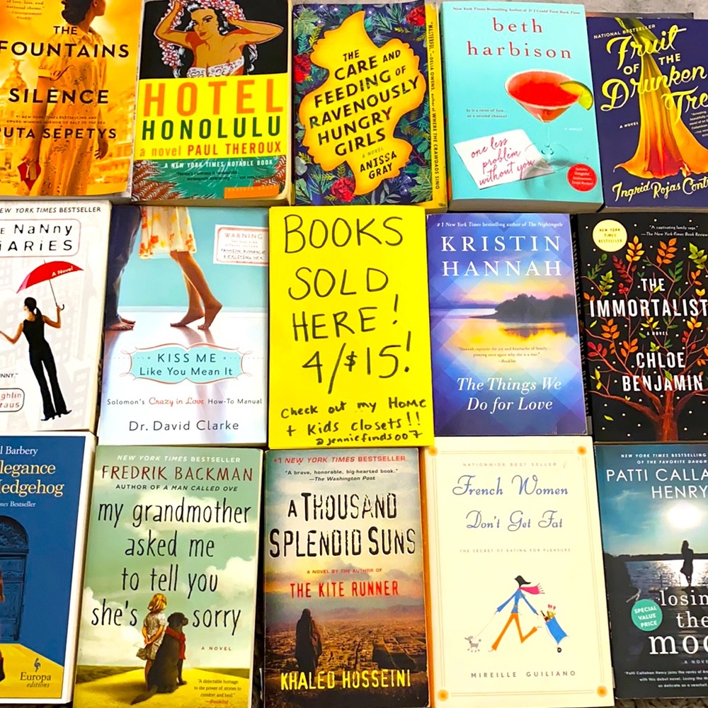 4 for $15 BOOKS SOLD HERE!! - Picture 2 of 3